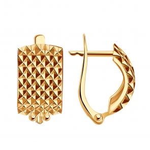 Золотые серьги МАГНАТ МА 011819 фото